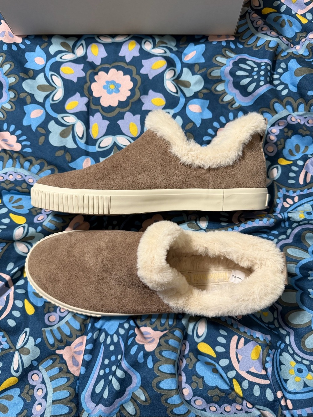 Timberland Skyla Bay Taupe Suede Slip-On Shoe with Box - Picture 6 of 10